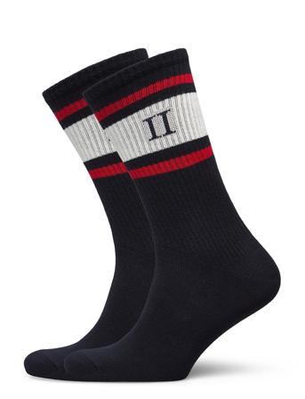 William Stripe 2-Pack Socks Underwear Socks Regular Socks Multi/mönstrad Les Deux