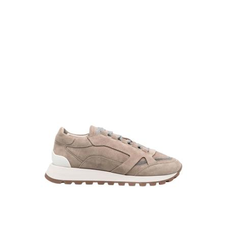 Brunello Cucinelli, Suede Sneakers Beige, Dames, Maat:40 EU