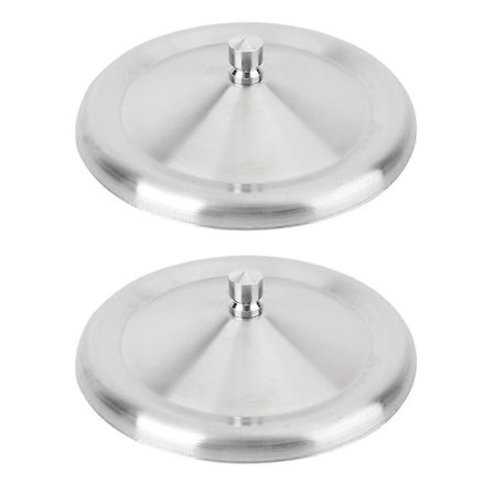 2 st Läcksäkra Vattenkopps Lock Vattenkopps Lock i Rostfritt Stål Dammtäta Muggskydd