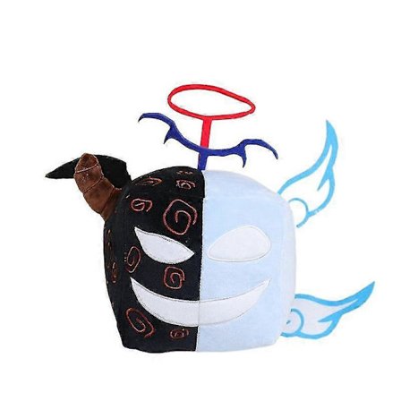 Blox Fruits Spil Periferi Djævelens Frugt Frugtkasse Dukke Plys Legetøj Boris Sort og Hvid Kasse