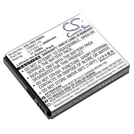 Batteri for test, oppmåling, utstyr for Trimble TDC100, Mapper 50, mmsp20