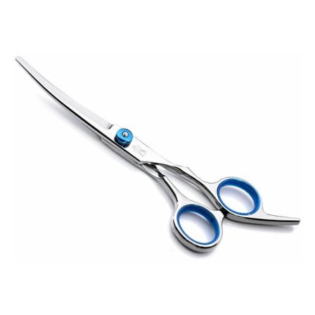 Saks Profesjonelt Stell for Pleie av Hår - Saks for Fint Hår - Saks for Langt Hår - Saks for Hundepleie - 6-delt - Sølv - Rustfritt Stål - Kattesaks