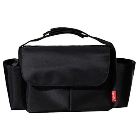 Vattentät Nylon Barnvagn Hängväska Baby Blöja Mjölk Flaska Förvaringsväska