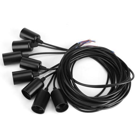 8-päinen Teollinen Vintage-tyyliinen Riippuvalaisimen Pidike Kattolamppu Ripustuskiinnikkeet