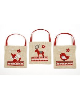 Stickpackung Geschenktüten Weihnachten 3-er Pack - Vervaco