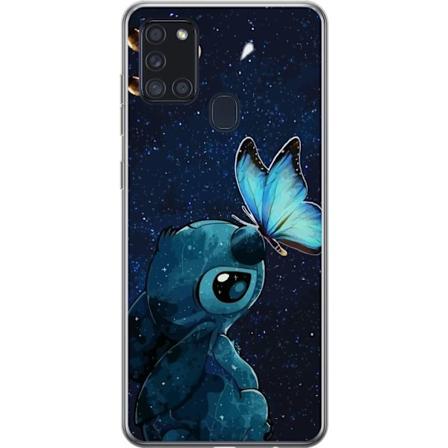 Samsung Galaxy A21s Genomskinligt Skal Stitch fjärill