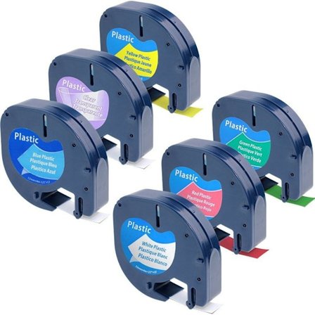 Kompatibel etikettutskifting for DYMO Letratag 91331 Refills (S072