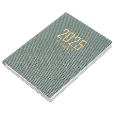 Kontor Arbejdsplanlægger Mini Notesblok Hjem 2025 Årlig Skema Notesblok Daglig Planlægnings Notesbog (A7)