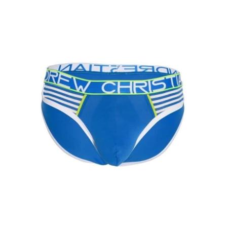 Andrew Christian - Herreundertøj - Herretrusser - ALMOST NAKED Retro Brief Elect Blue - Blå Blå S