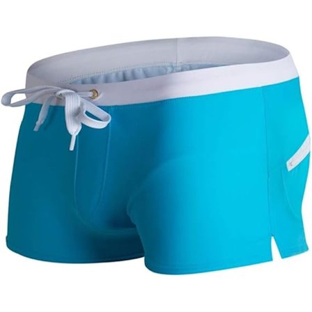 Uimahousut miesten uimashortsit hengittävät uimahousut yksivärinen uimapuku rantashortsit slim fit M