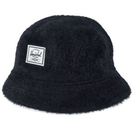 Herschel - Svart bucket Hatt - Henderson Hat Faux Mohair Black Bucket @ Hatstore