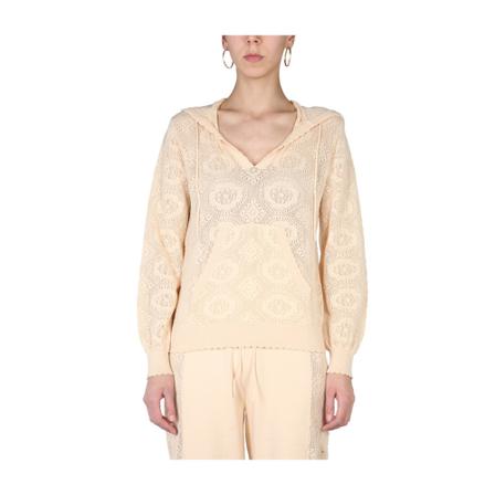 Boutique Moschino, Sweatshirts Beige, Dames, Maat:S