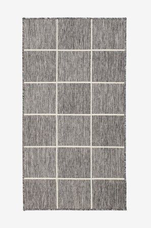 KM Home - Slätvävd Madrid - Grå - Slätvävda mattor - 80X150 - Från Homeroom