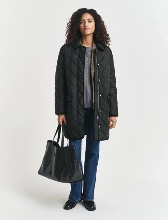 GANT Quilted Coat With Cord Trim - Multi/patterned - S