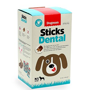 Dogman Dental Sticks Large, 720g