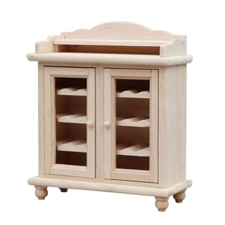 1:12 Skala Dockhus Bokhylla 1/12 Dockhus Bokhylla Skåp För Dockhus