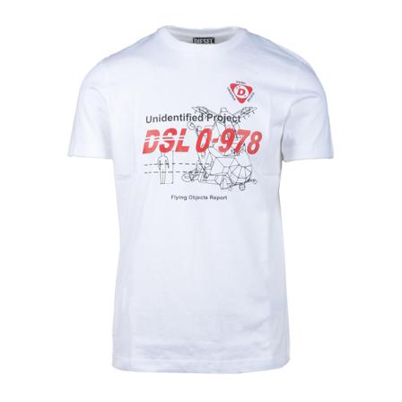 Diesel T-Shirts Hvid, Herre