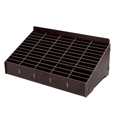 Simpel blyantholder i træ, blyantæske, multi-pen organizer, opbevaring til skrivebord, skole, kontor, klasseværelse