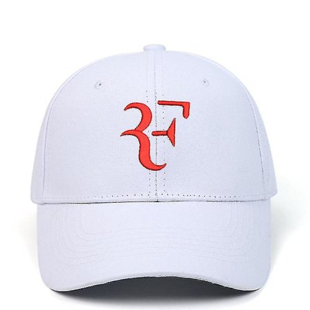 Federer Tennis Fan Broderet Baseball Cap Udendørs Sports Hat Casual Peaked Cap (FMY)