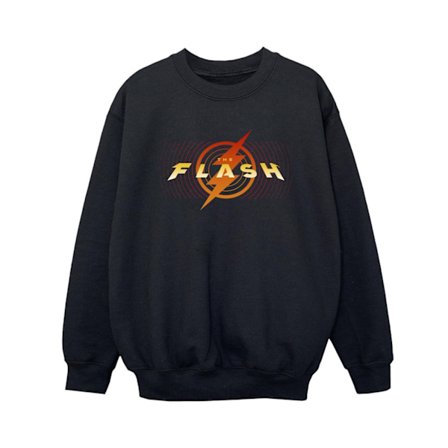 DC Comics Boys The Flash Röd Blixt Sweatshirt 7-8 År Svart