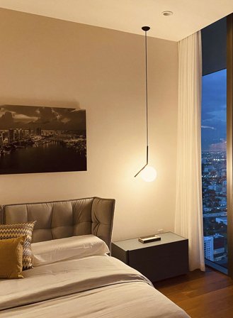 IC S1 taklampe H47 - sort