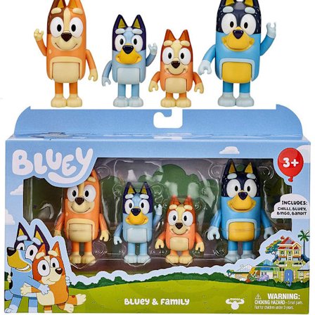 Bluey Figur 4-pakning