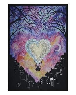 Stickpackung Bild Liebe in Himmel