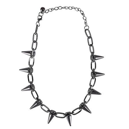 Metallipiikit Niitit Punk Goth Kaulakoru Choker Kaulus
