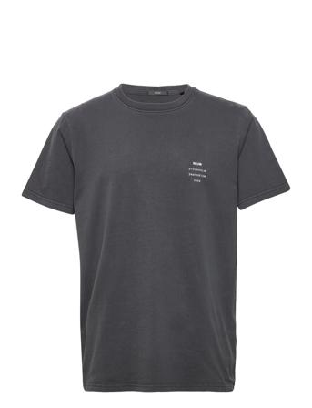 Organic Neuw Band Tee T-shirts Short-sleeved Svart NEUW