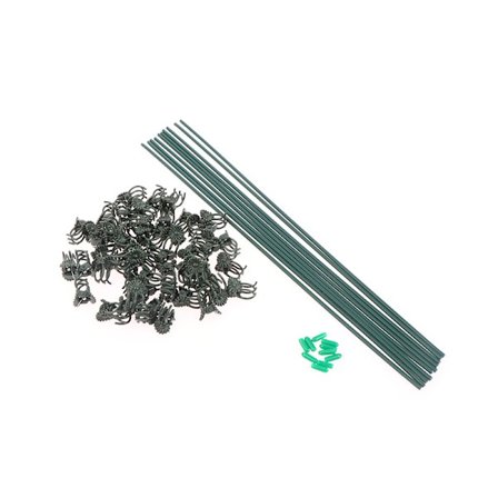 10st Phalaenopsis stöd för fast trådfäste Coffee