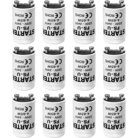 12 stk. Fluorescerende rørstarterpære 4-65W 200-250V LED-starterstarter