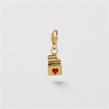 Red Heart Chocolate Charm
