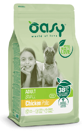 Oasy Dry Crocchette Di Pollo Per Cani Adulti Taglia Piccola Sacco
