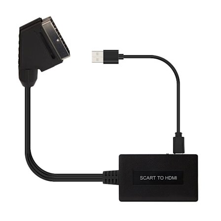 Mordely Omvandlare SCART till HDMI Video Audio Adapter