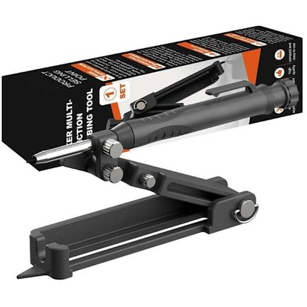 Multifunktionelt skabelonværktøj, skabelonværktøj med blyant, konturmåler med lås til præcis gengivelse af uregelmæssige former