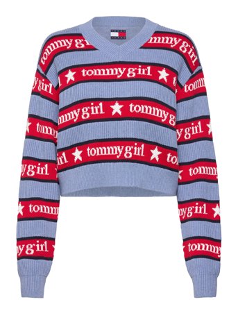 Tommy Jeans | Tommy Girl Stripe Sweater | XL