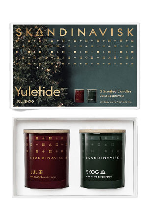 Skandinavisk Yuletide, Presentförpackning Minidoftljus 65 gr x 2 Presentaskar & set Unisex Flerfärgad 65g