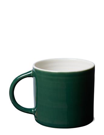 Handthrown Candy Cup L, High Home Tableware Cups & Mugs Coffee Cups Grønn Anne Black