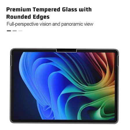 Skærmbeskytter i hærdet glas, brudsikker og buebestandig, til Microsoft Surface Pro 12 2 stk.