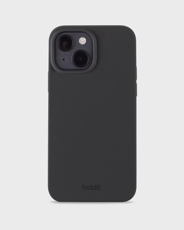 HOLDIT Silicone Case iPhone Black 14/13, Tøj & Bolig, Elektronik, Telefon & Mobiltilbehør