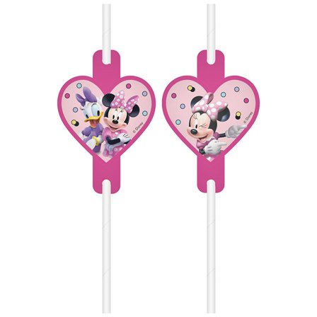 Mimmi Pigg Sugrör 4-pack - Mimmi Pigg Kalas Dekoration - Kalaslagret.se