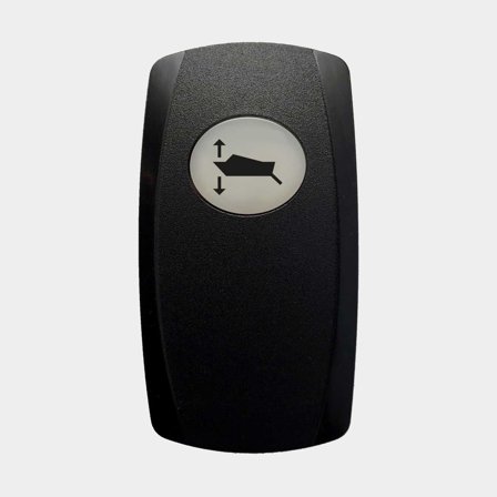 Kap / knop voor schakelaar Carling Technologies Contura V, trimplan, zwart