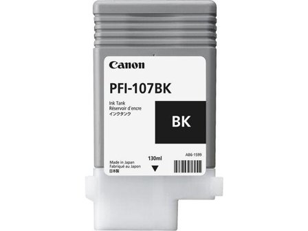 Canon PFI-107 BK - fotosort - original - blekkbeholder