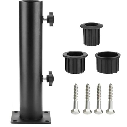 Kraftigt Parasollfäste för Uteplats, Räcken, Strand, Gård, Balkong, Båtar, Bagagelucka