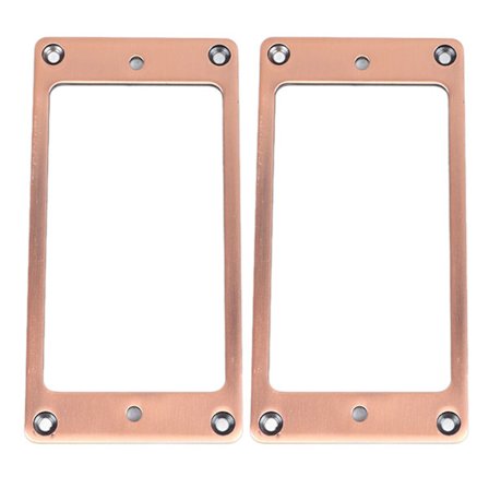 2 kpl Sinkkiseos Humbucker-mikrofonin asennusrengassarja Sähkökitaran mikrofonikehys 2 x 2 mm Purppura pronssi
