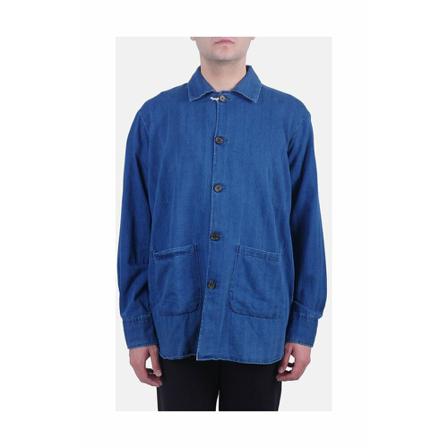 Universal Works, Blouses & Shirts Blauw, Heren, Maat:M