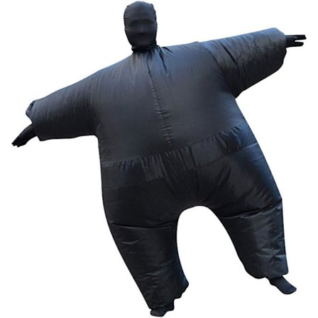 Oppustelig Julemandskostume til Voksne - Sjov Kostume til Fest