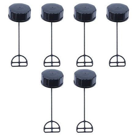 6 x Bränsletanklock kompatibla med Honda GX22 GX25 GX25N GX31 GX35 Ersättningsmotordelar 17620-ZM3-063