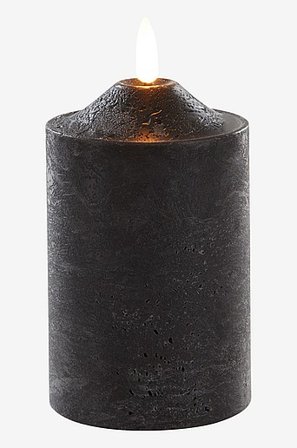 Jotex - Stumpenkerze Led Schwarz - FLAMMAN - Kaufe LED-Kerzen bei Jotex