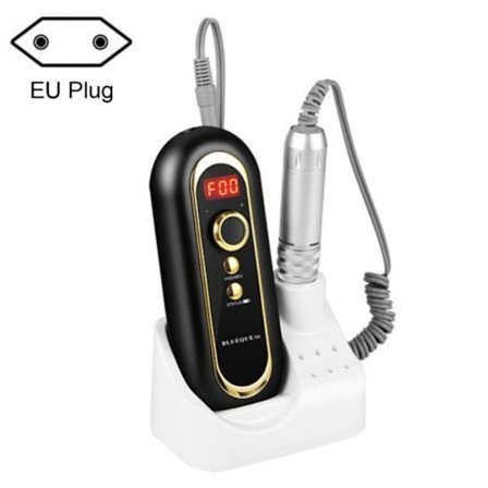 Plug-in bärbar kolborste slipmaskin - europeisk standard (svart)